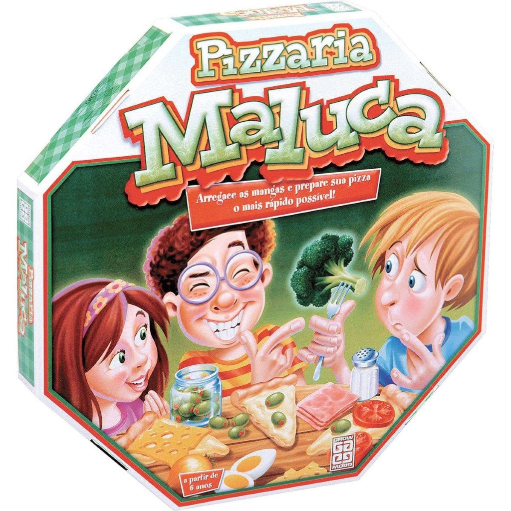 Jogo Pizzaria Maluca Joguinho Infantil Brinquedo Criança Grow Original