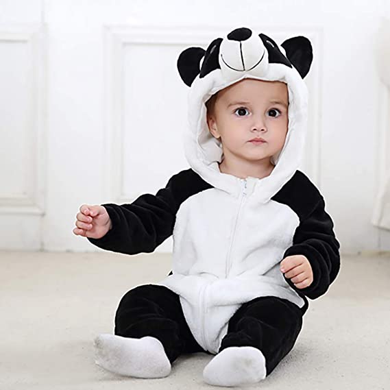 Macacão Infantil Bichinhos - Panda