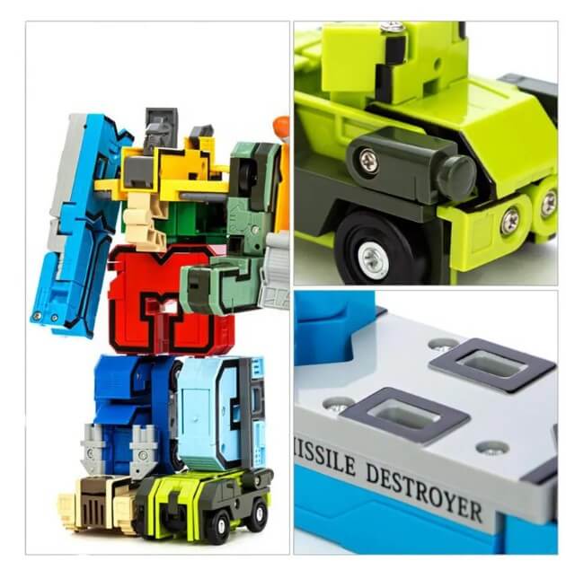 Super Transformers - Números, veículos e o Super Robô