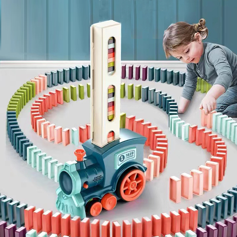 Trem de Brinquedo Empilhador de Dominó - Cegonha Kids