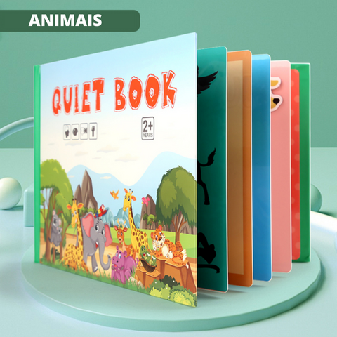 Livro Interativo Montessori QuietBook - Educação Infantil
