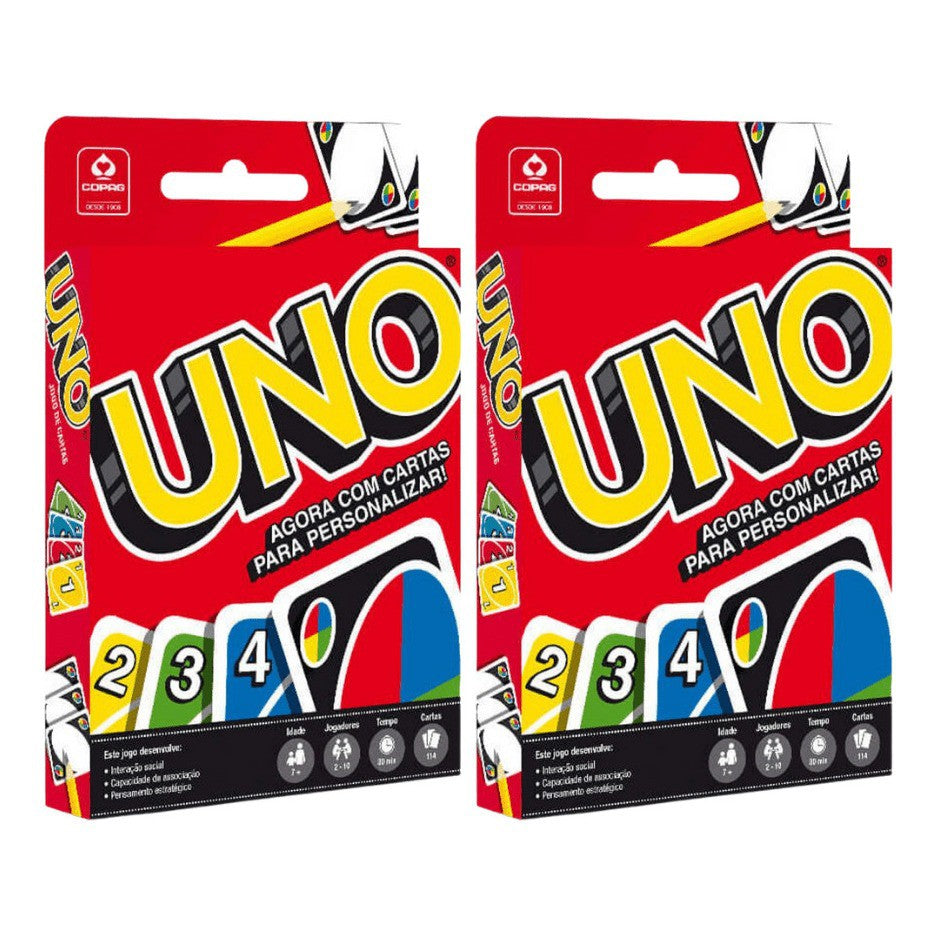 UNO Jogo de Cartas Original - Mattel - Casa do Brinquedo® Melhores Preços e  Entrega Rápida