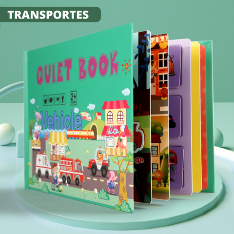 Livro Interativo Montessori QuietBook - Educação Infantil