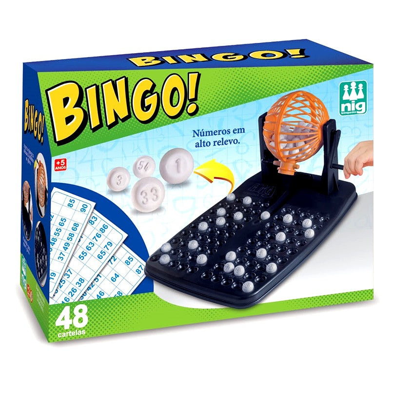 Bingo De Madeira Brinquedo Infantil Para Família 48 Cartelas - Shop Macrozao