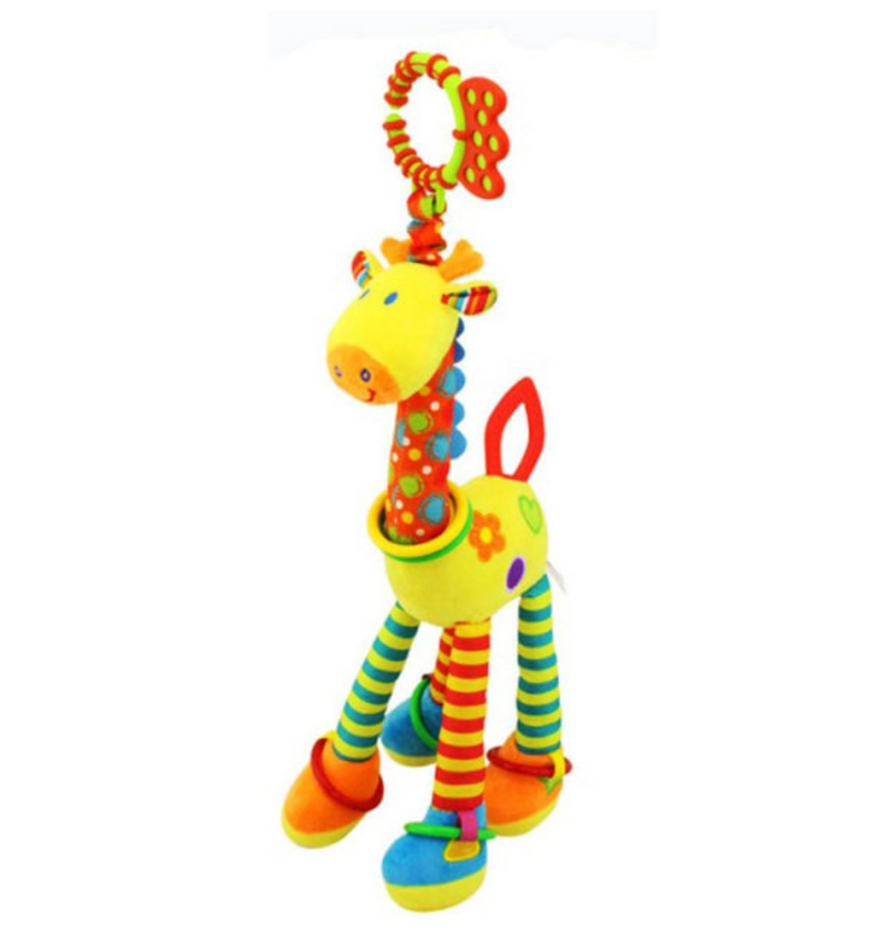 Girafa de Pelúcia - Mordedor Chocalho