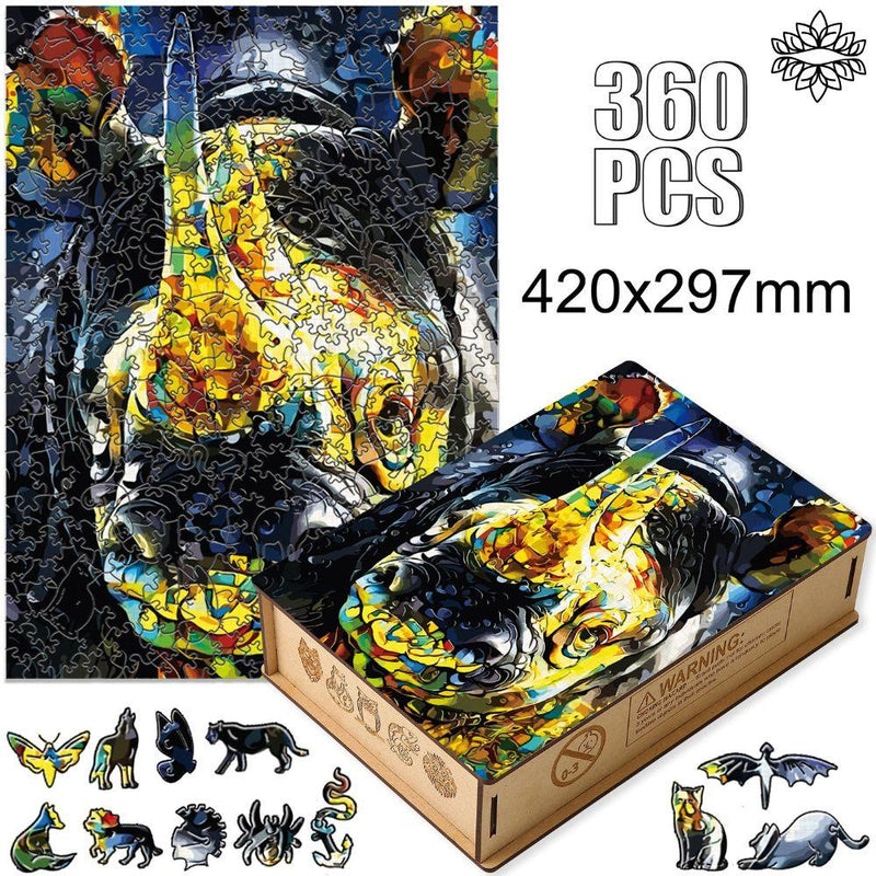 Quebra-Cabeça de Madeira 3D - 360 Peças