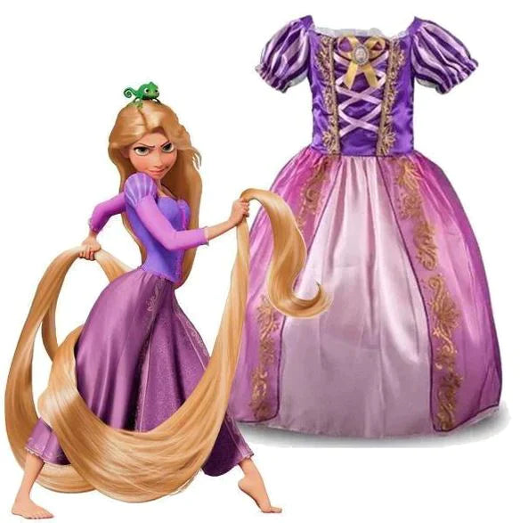 Fantasia infantil da Rapunzel