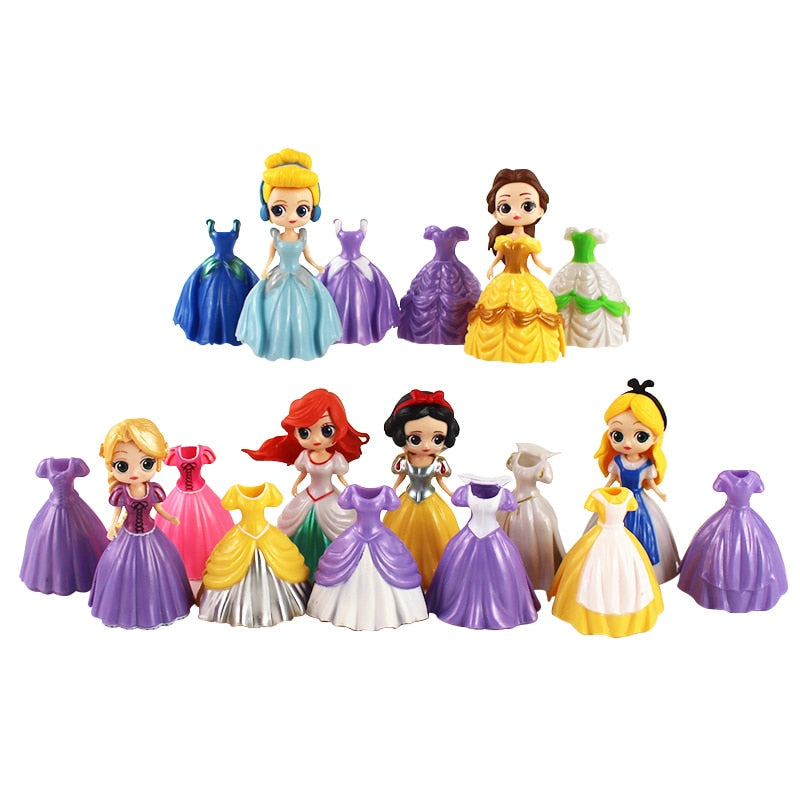 Kit Bonecas Princesas da Disney