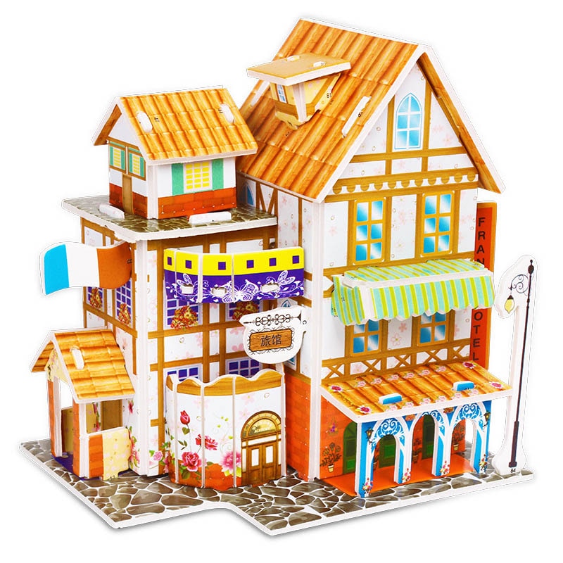 Quebra Cabeça 3D - Casas para Brincar