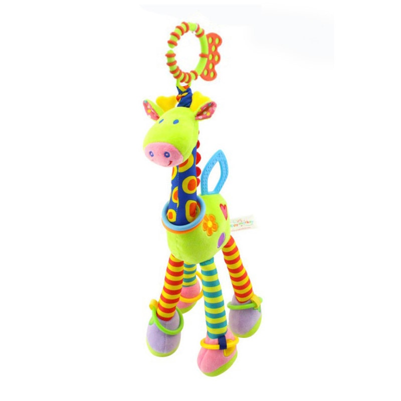 Girafa de Pelúcia - Mordedor Chocalho