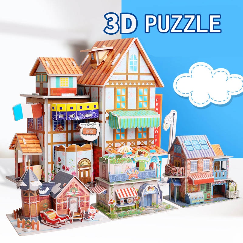 Quebra Cabeça 3D - Casas para Brincar