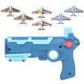 Brinquedo Lançador de Aviões Pistola com 4 Aviões